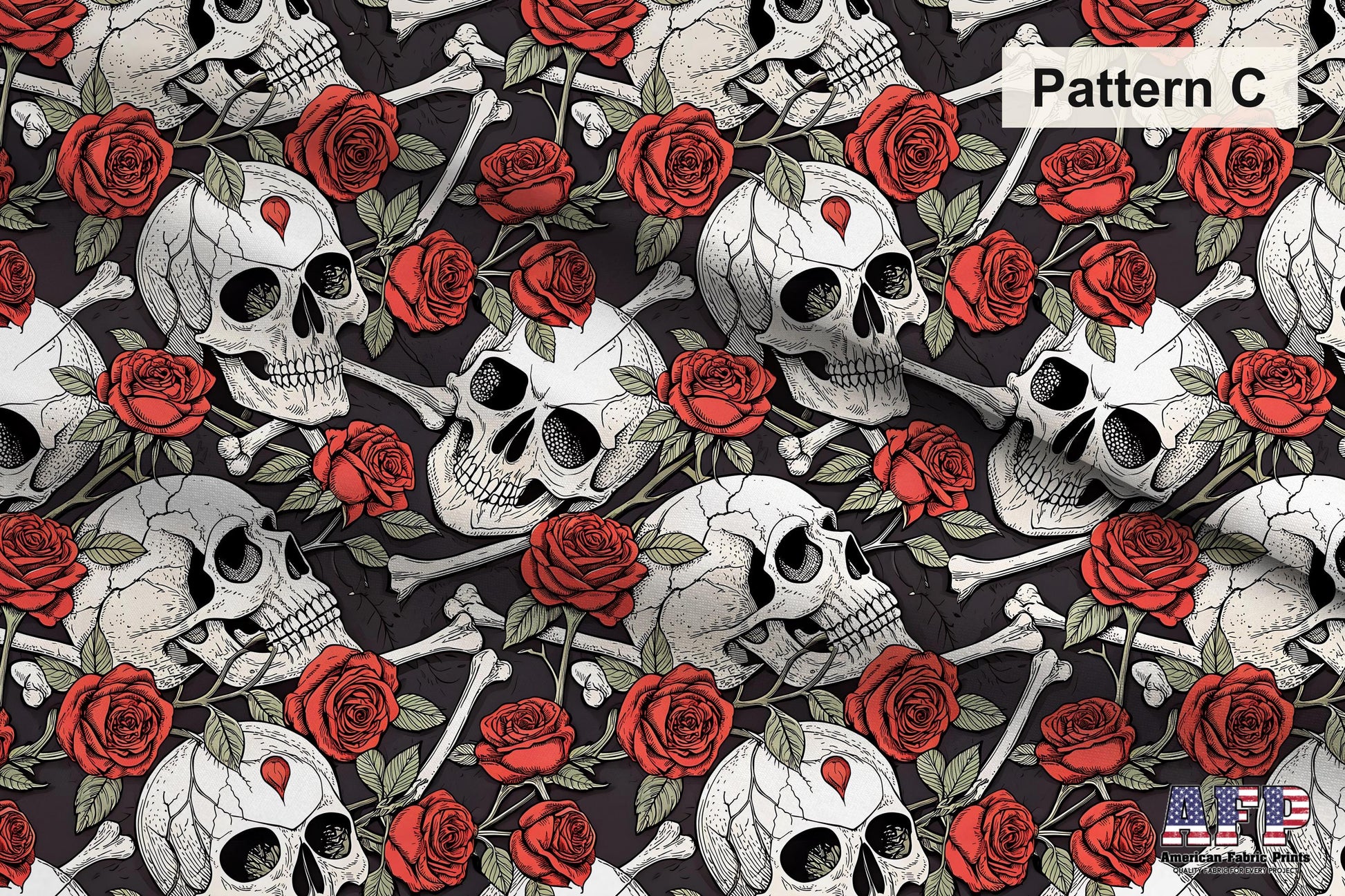 Playful Gothic Skulls Fabric Bundle Set - Shop now at American Fabric Prints