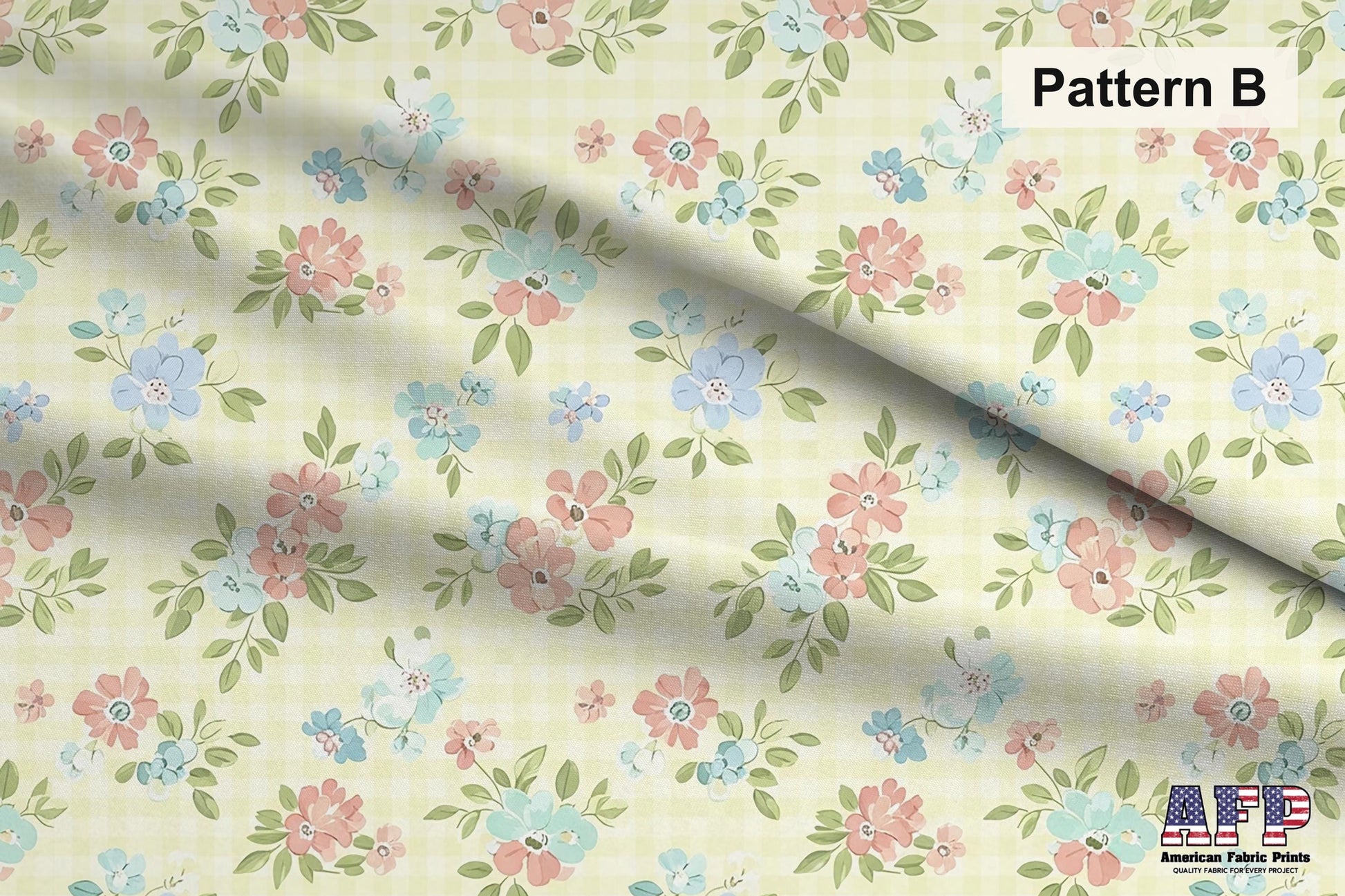 Spring Gingham 2 Fabric Bundle Set - Shop now at American Fabric Prints