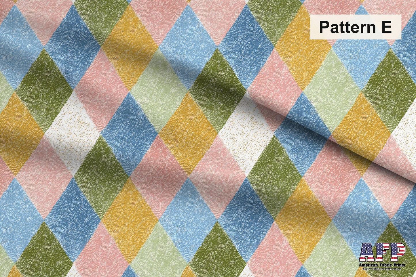 Pastel Tartan and Plaid Fabric Bundle Set - Shop now at American Fabric Prints