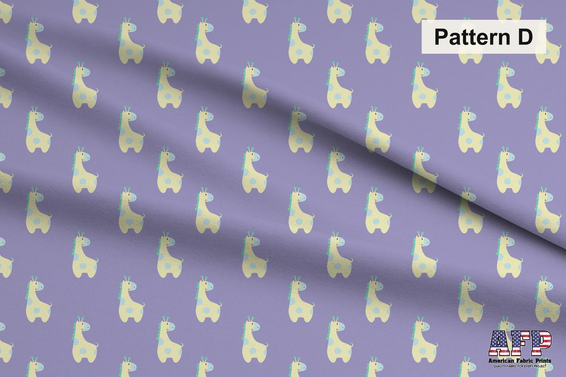 Giraffe Love Fabric Set. Choose Your Patterns. Pattern D Shown. Shop now at American Fabric Prints.