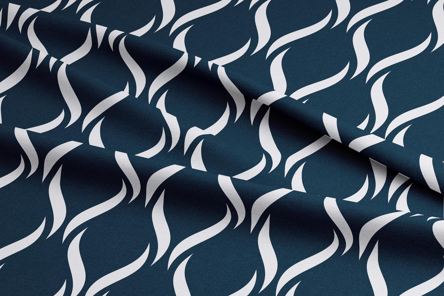Lattice Upholstery Pattern Fabric, Choose Your Color, Upholstery Fabric by the Yard, Custom Made Fabric, Chain-Link Shape Pattern