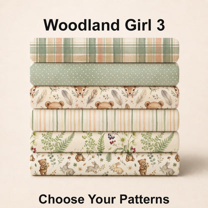 Woodland Girl 3 Fabric Bundle Set - Shop now at American Fabric Prints