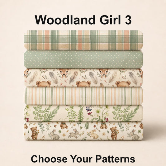Woodland Girl 3 Fabric Bundle Set - Shop now at American Fabric Prints