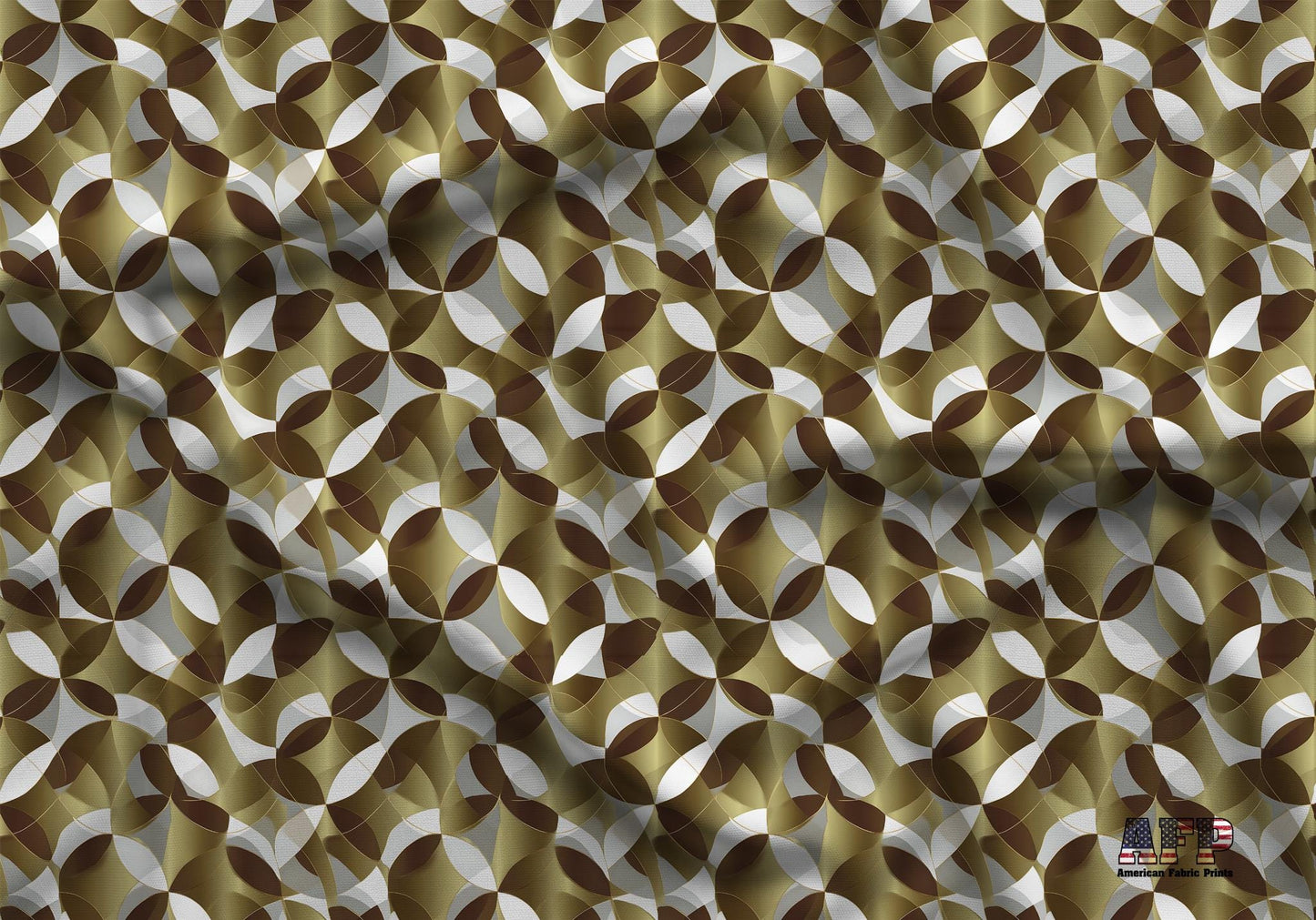 Glam New Years Eve Gold Fabric - Shop now at American Fabric Prints