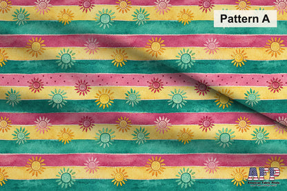 Summer Floral 3 Fabric Bundle Set - Shop now at American Fabric Prints