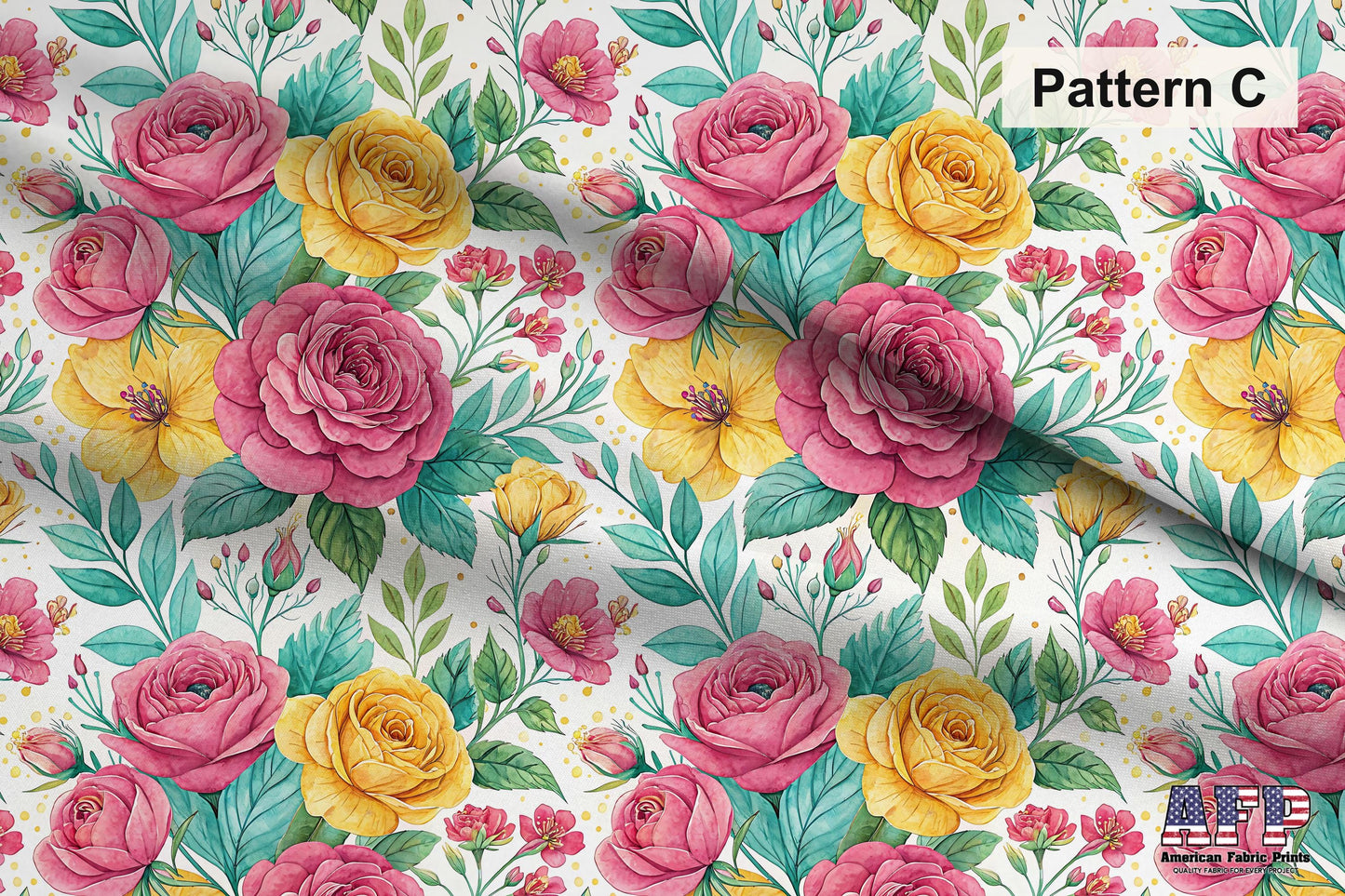 Summer Floral 3 Fabric Bundle Set - Shop now at American Fabric Prints
