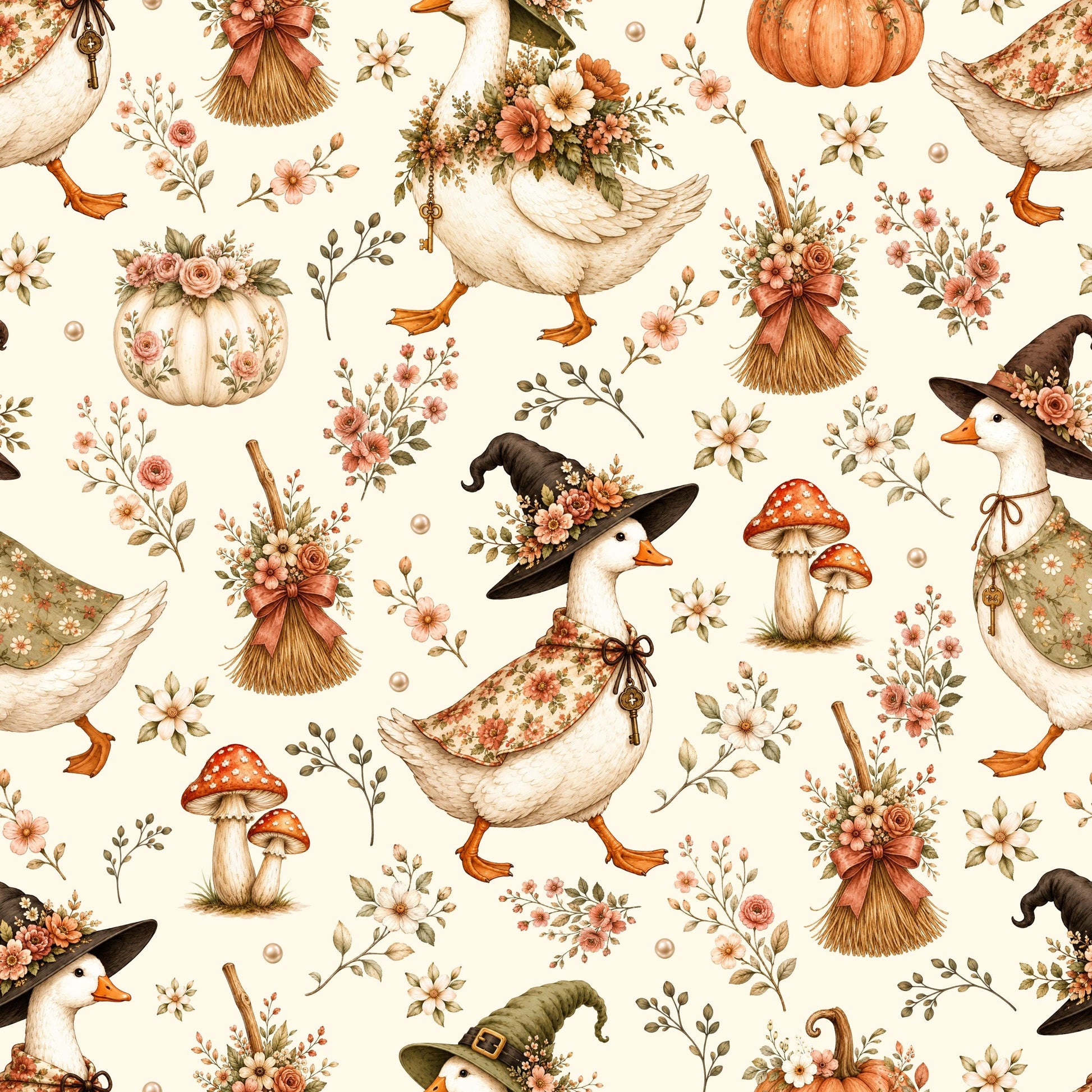 Witch Goose Fabric - Shop now at American Fabric Prints