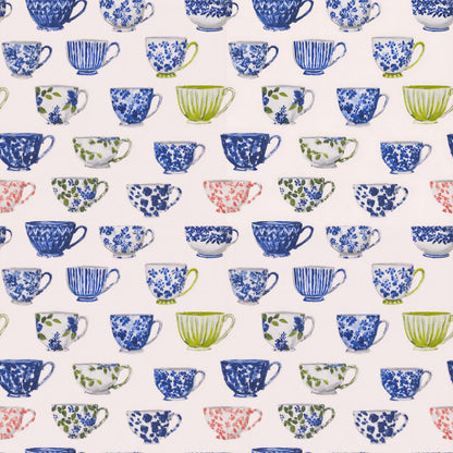 Grandmacore Teacups Fabric - Shop now at American Fabric Prints