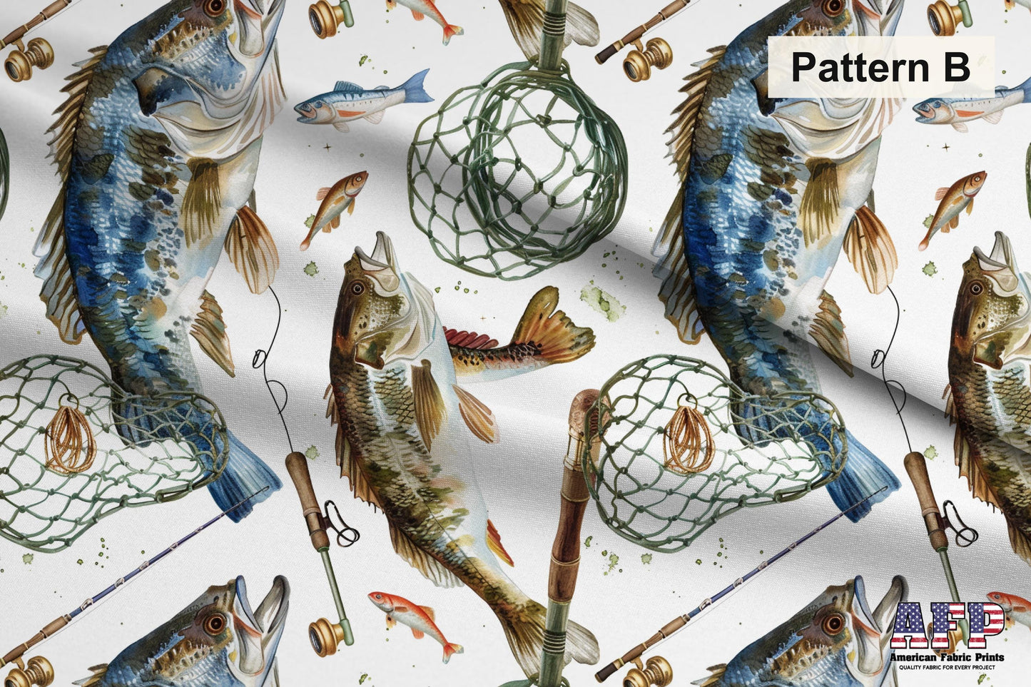 Fishing Fabric Bundle Set - Shop now at American Fabric Prints