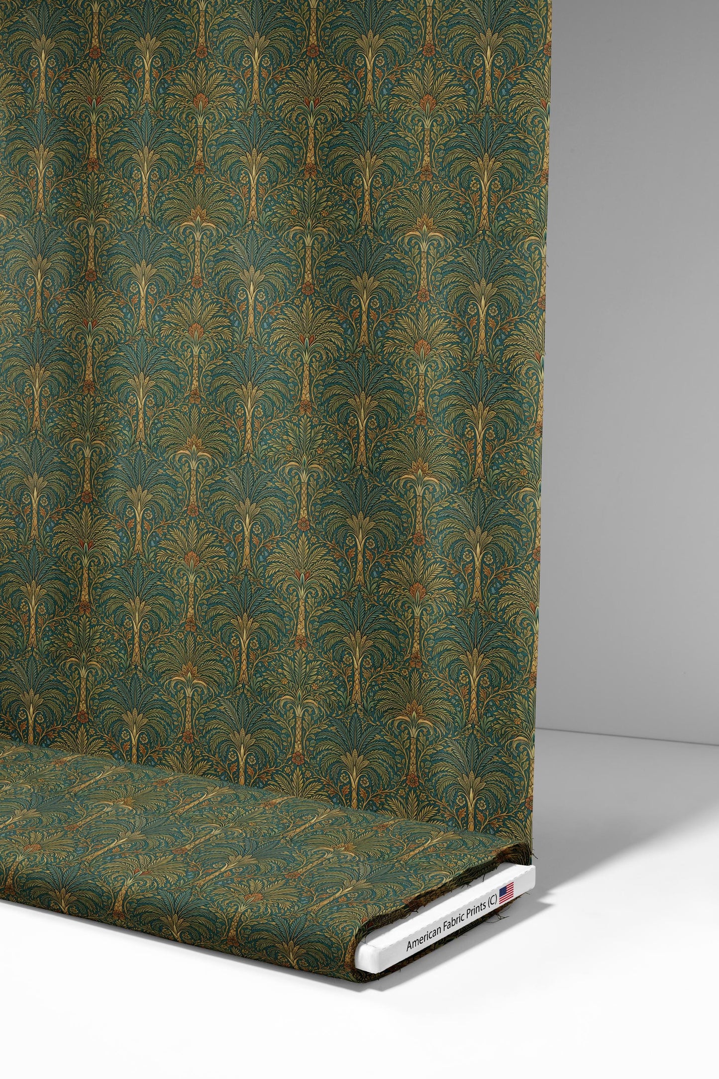 Victorian Palm Trees Fabric - Shop now at American Fabric Prints