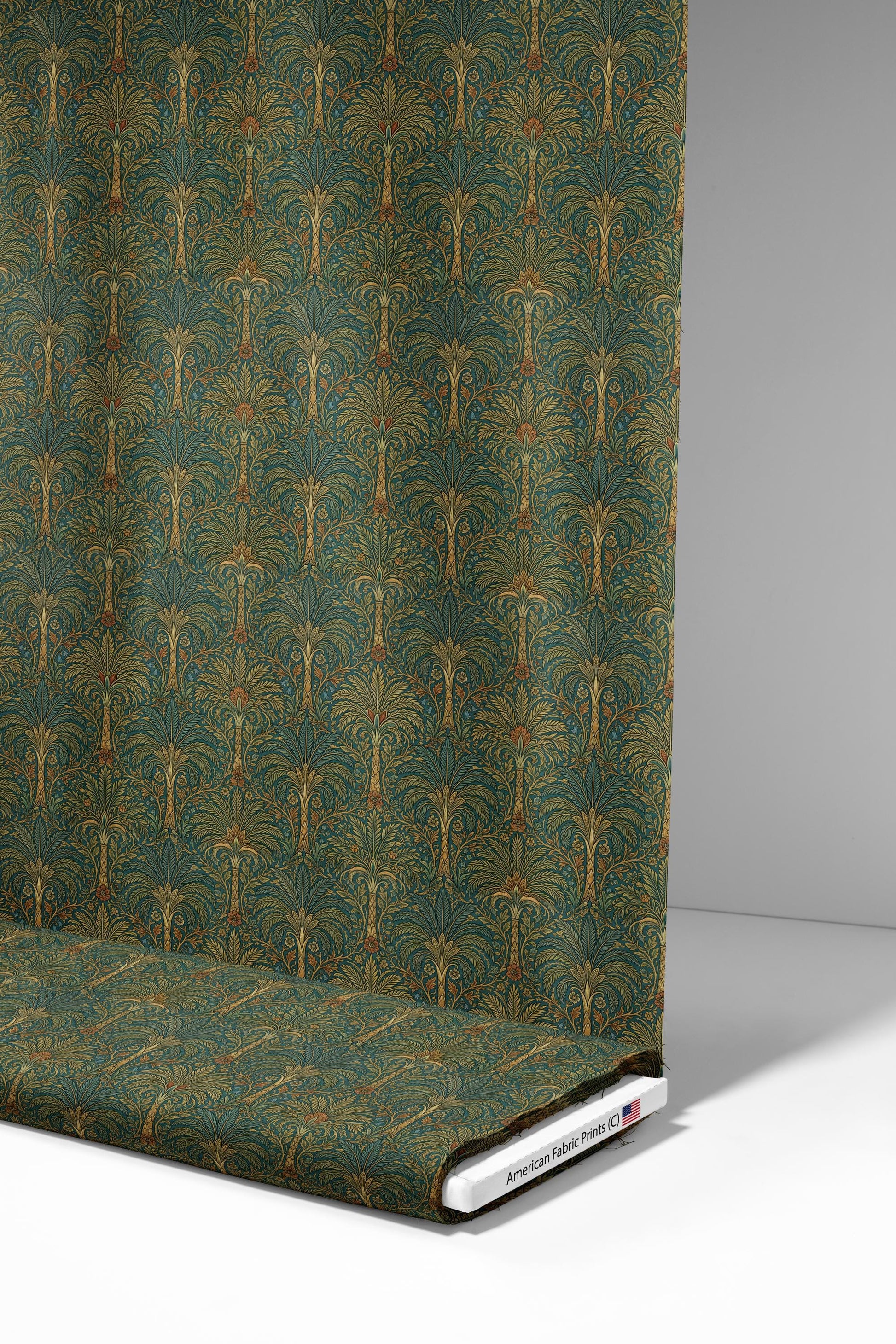 Victorian Palm Trees Fabric - Shop now at American Fabric Prints