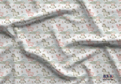 Happy Farm Fabric - Shop now at American Fabric Prints