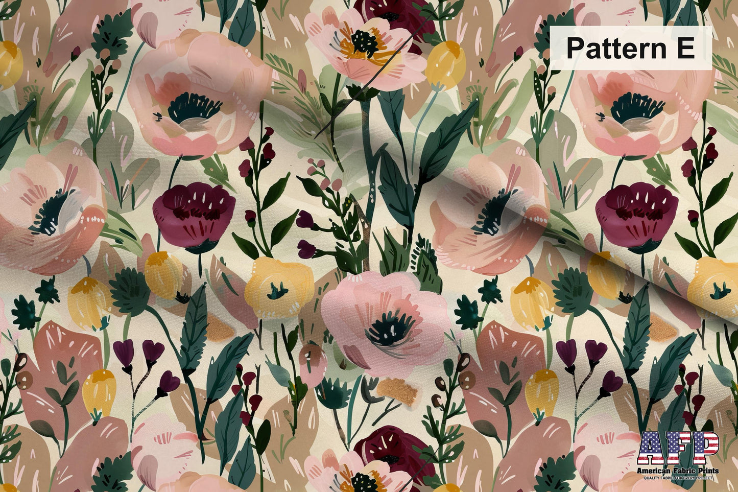 Blush Florals Fabric Set. Shop now at American Fabric Prints.