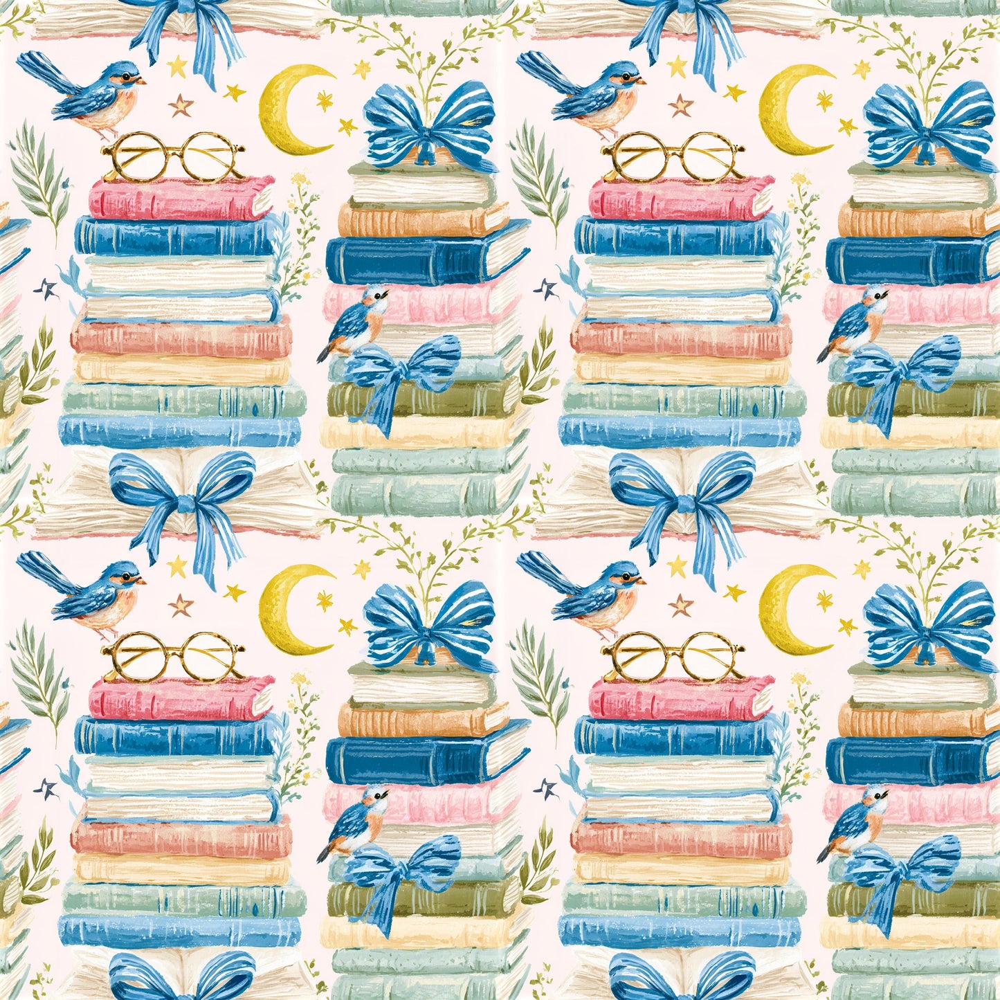 Preppy Books Fabric - Shop now at American Fabric Prints