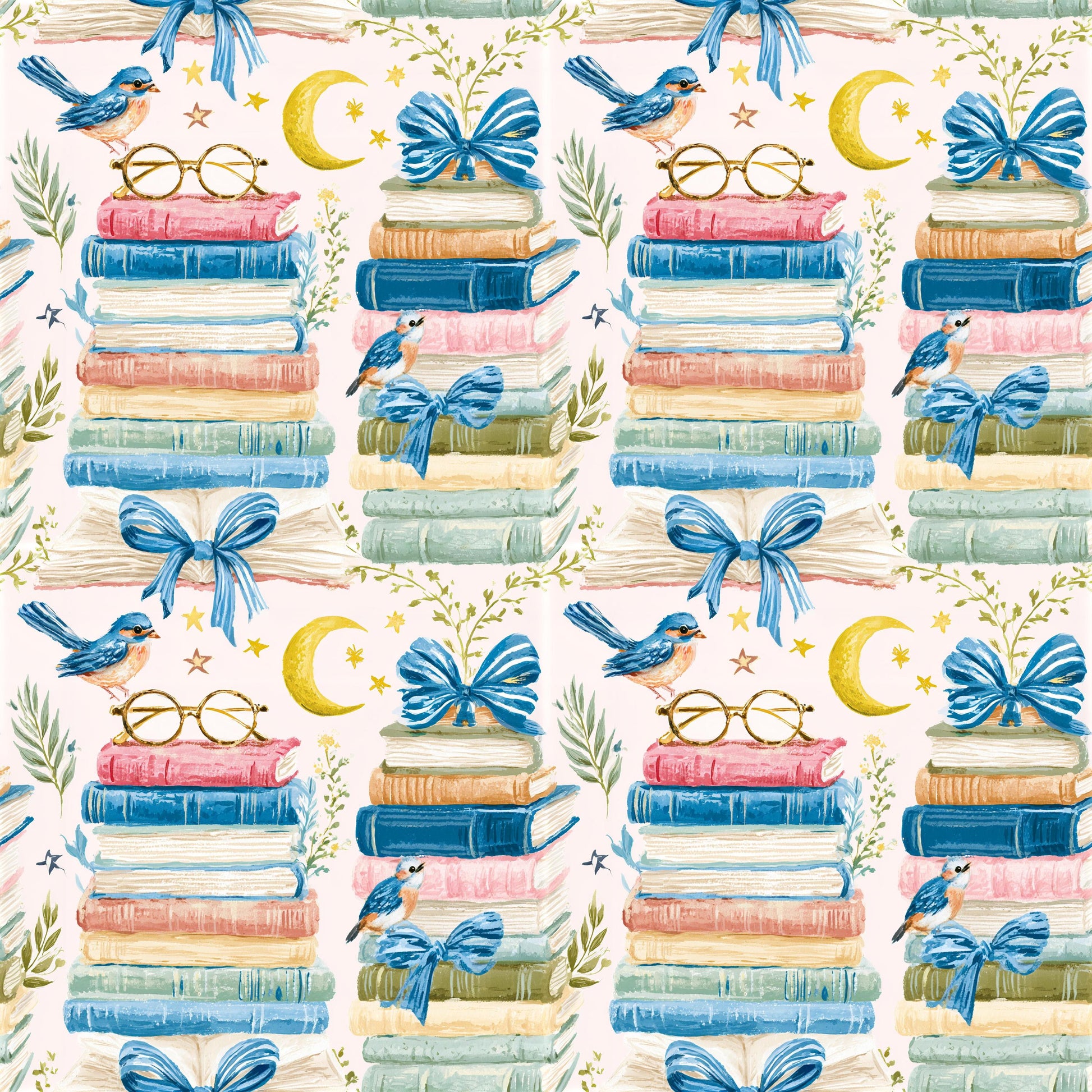 Preppy Books Fabric - Shop now at American Fabric Prints