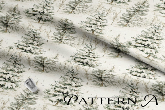 BOHO Christmas Quilting Fabric Set, Christmas Quilt Fabric, USA Made, Premium Cotton Christmas Quilting Fabric, American Fabric Prints