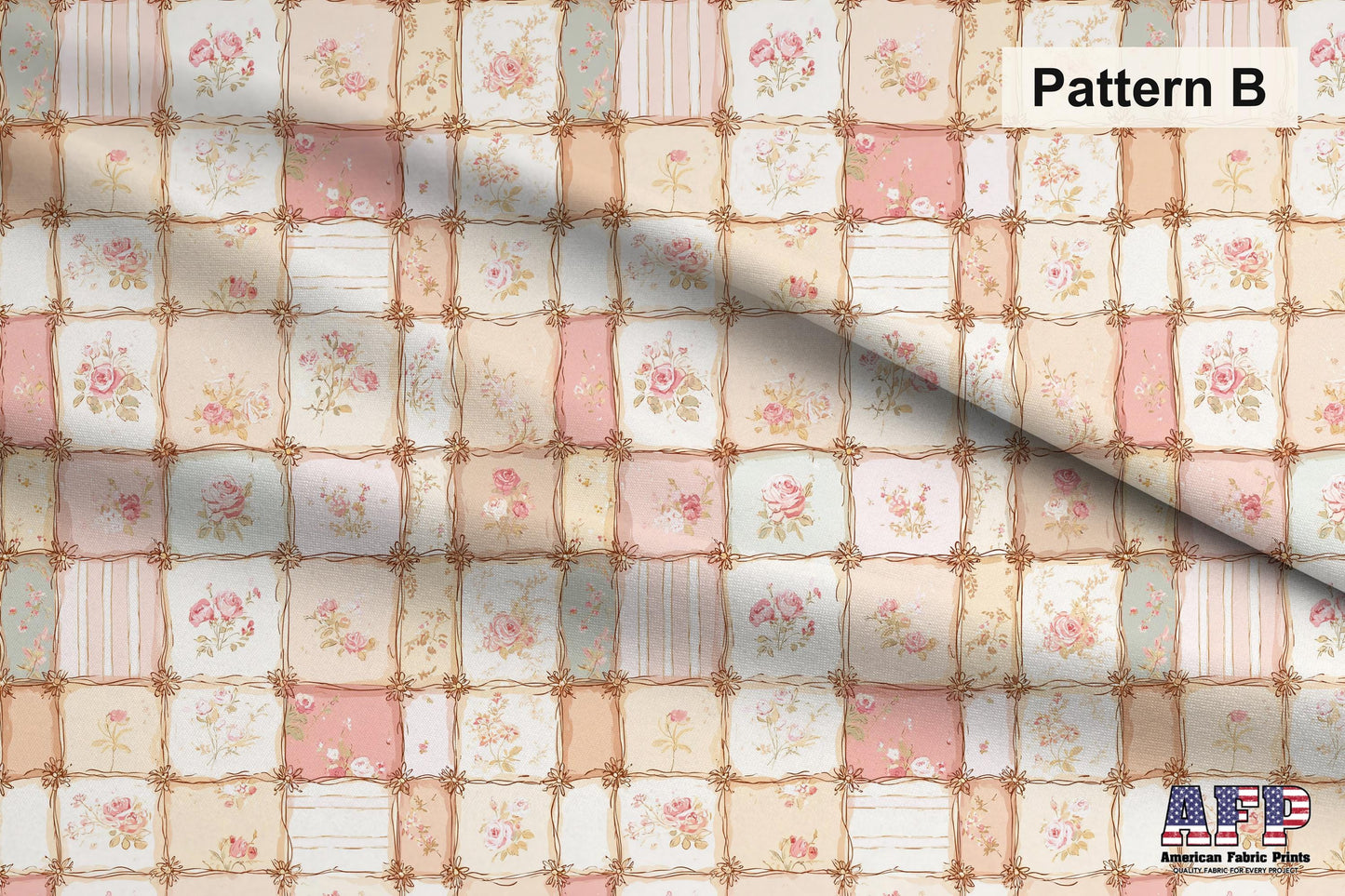 Shabby Chic Roses 2 Fabric Bundle Set - Shop now at American Fabric Prints