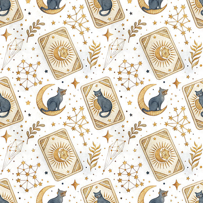 Mythical Cats Fabric - Shop now at American Fabric Prints