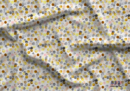 Golden Confetti Fabric - Shop now at American Fabric Prints