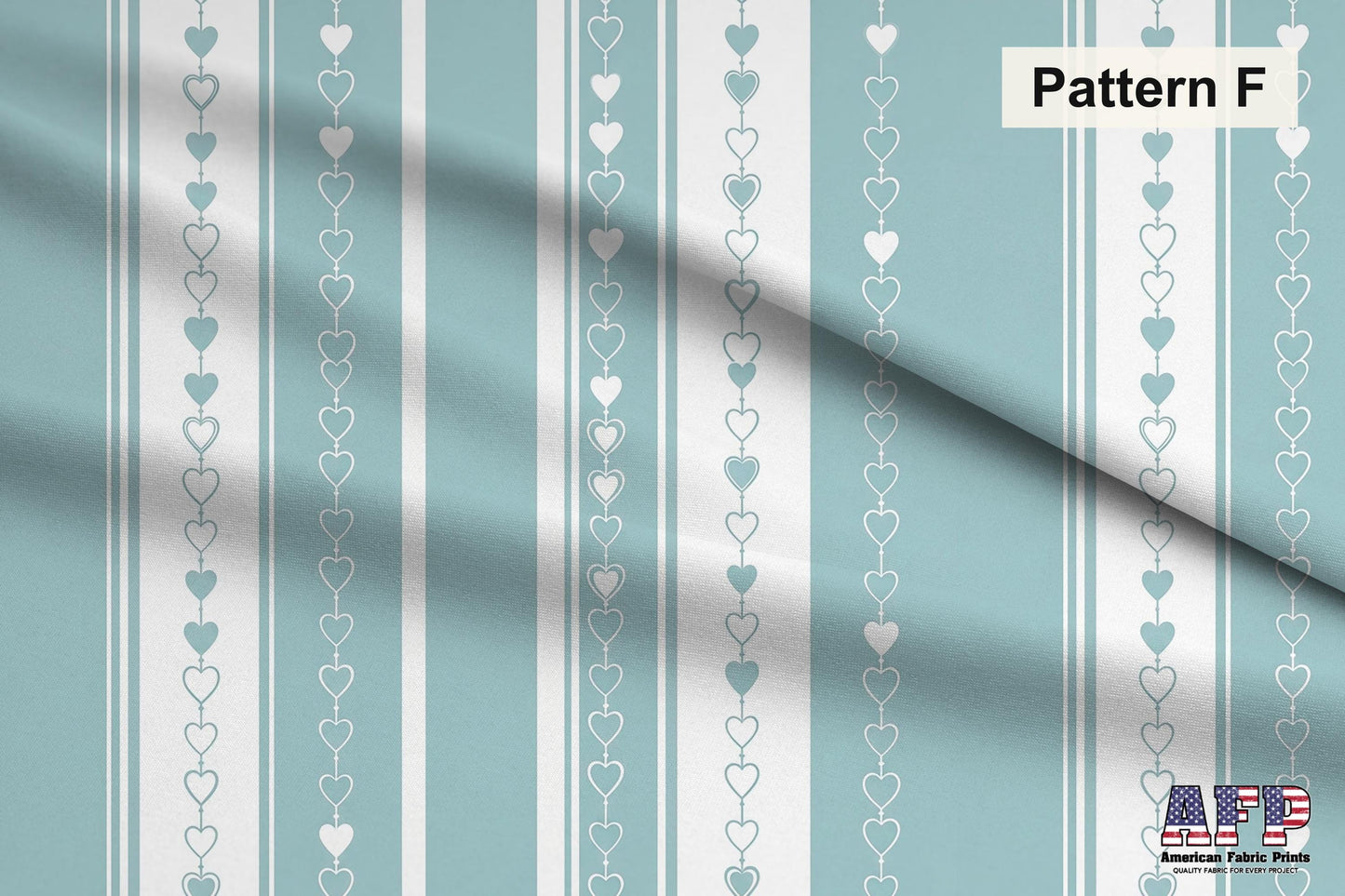 Blue Hearts Fabric Bundle Set - Shop now at American Fabric Prints