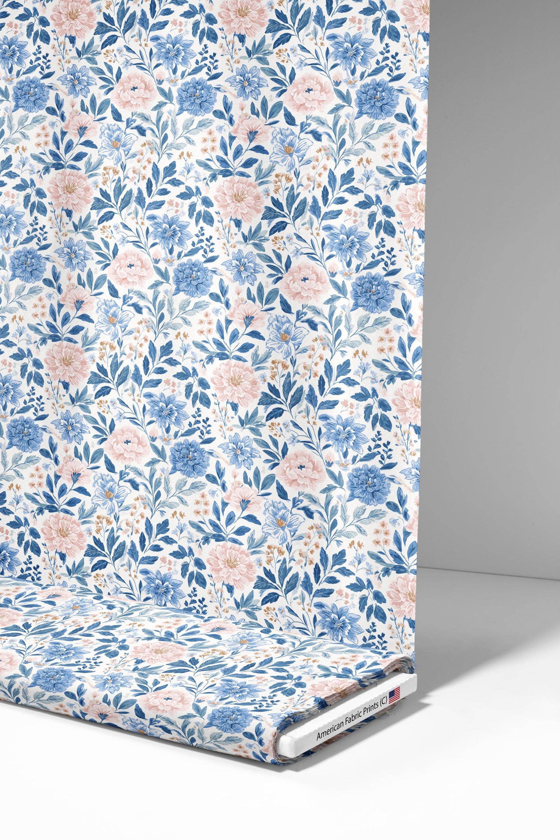 Delicate Floral Fabric - Shop now at American Fabric Prints