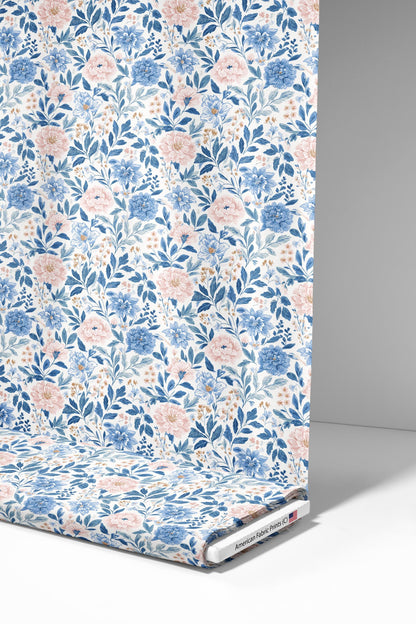 Delicate Floral Fabric - Shop now at American Fabric Prints