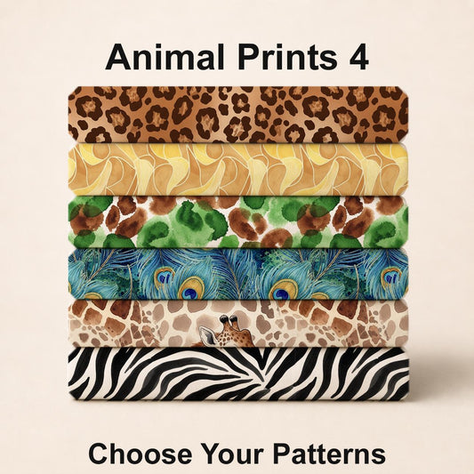 Animal Prints 4 Fabric Bundle Set - Shop now at American Fabric Prints