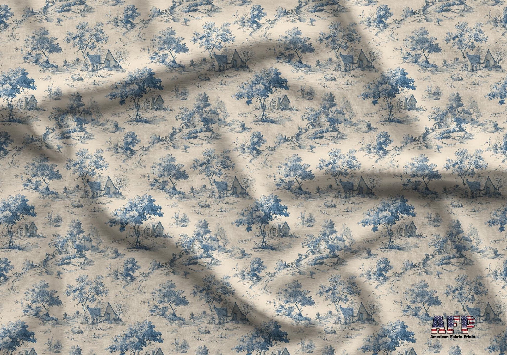 Storybook Toile Fabric - Shop now at American Fabric Prints