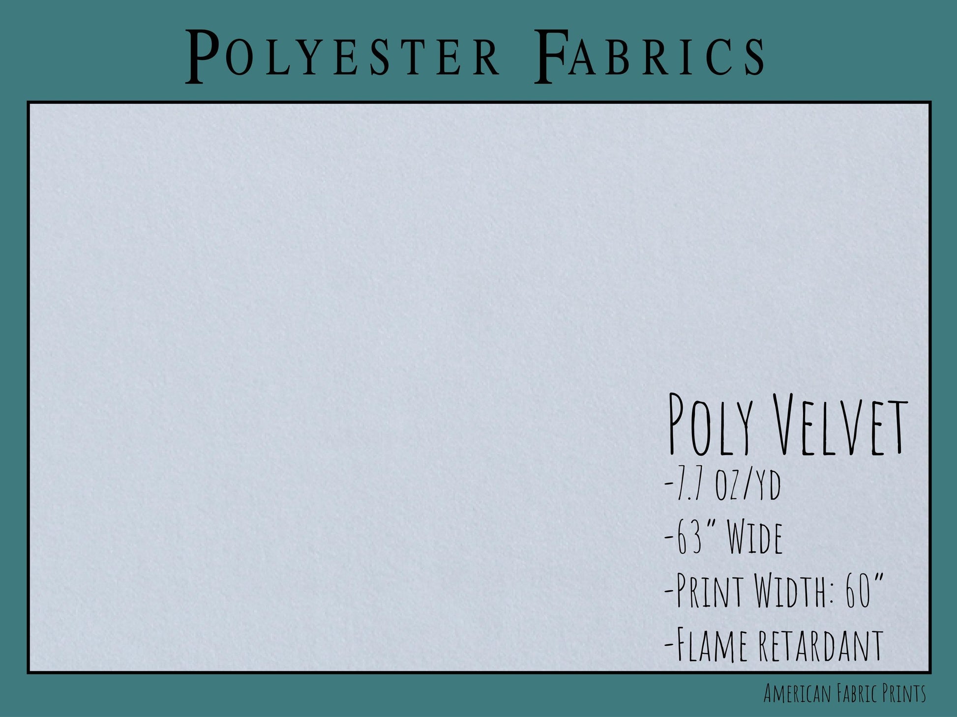 a white sheet of paper with the words poly velvett printed on it