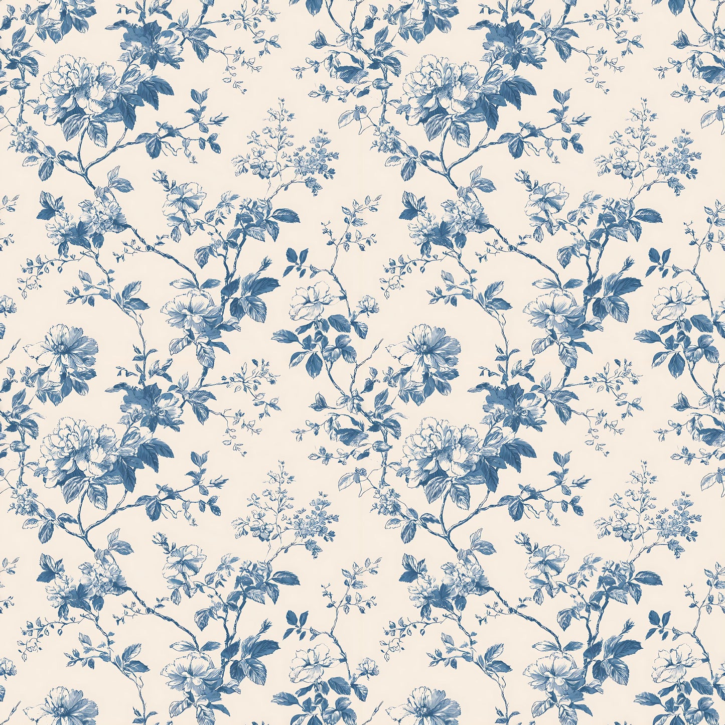 Grandmillenial Toile Fabric - Shop now at American Fabric Prints