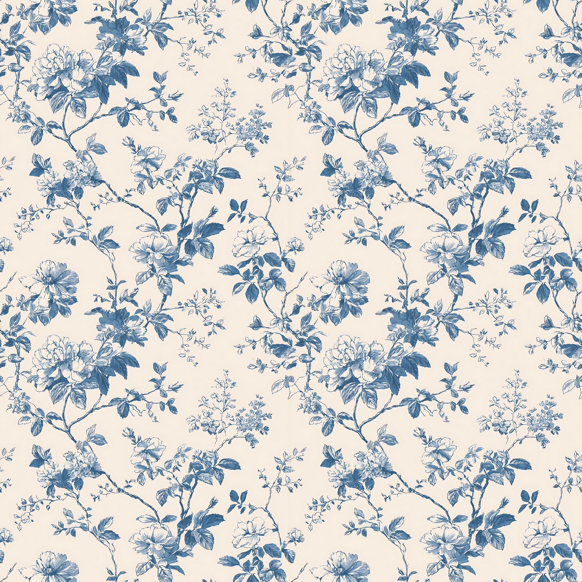 Grandmillenial Toile Fabric - Shop now at American Fabric Prints