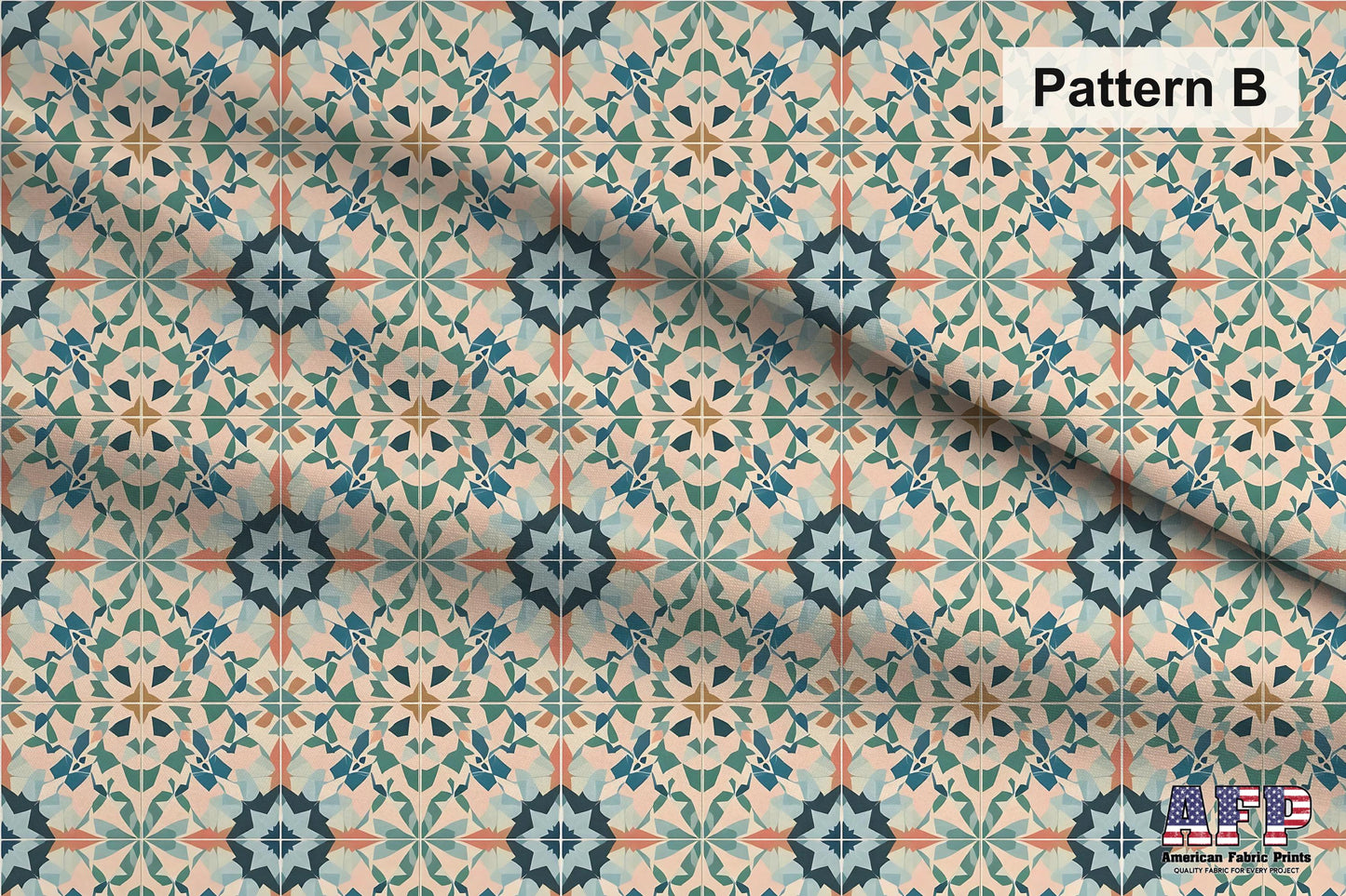 Floral Tile Fabric Bundle Set - Shop now at American Fabric Prints