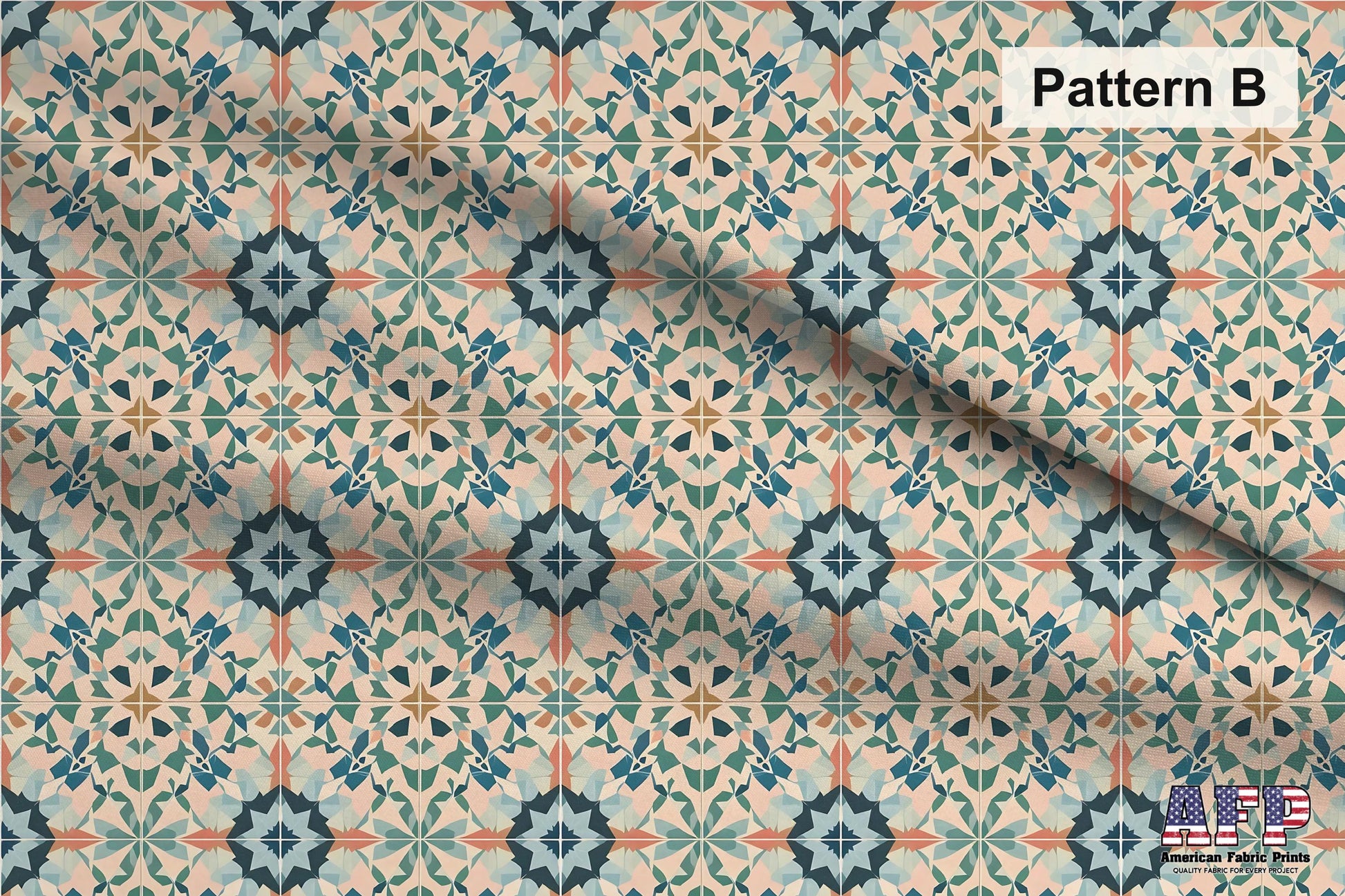 Floral Tile Fabric Bundle Set - Shop now at American Fabric Prints