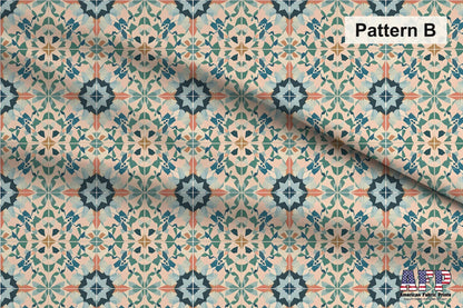 Floral Tile Fabric Bundle Set - Shop now at American Fabric Prints