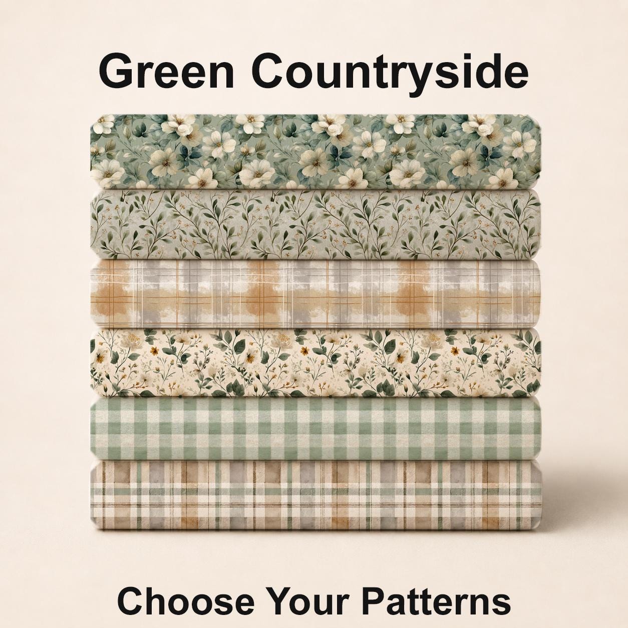 Green Countryside Fabric Bundle Set - Shop now at American Fabric Prints