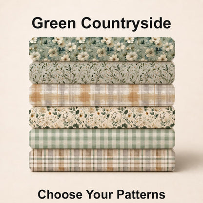 Green Countryside Fabric Bundle Set - Shop now at American Fabric Prints