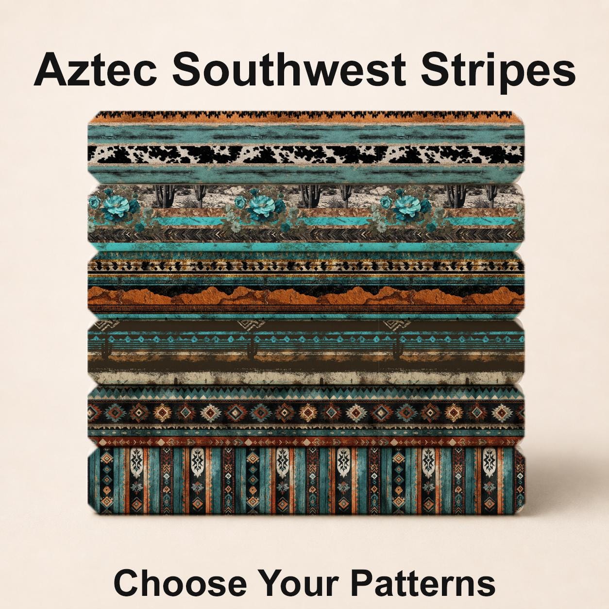 Aztec Southwest Stripes Fabric Bundle Set - Shop now at American Fabric Prints