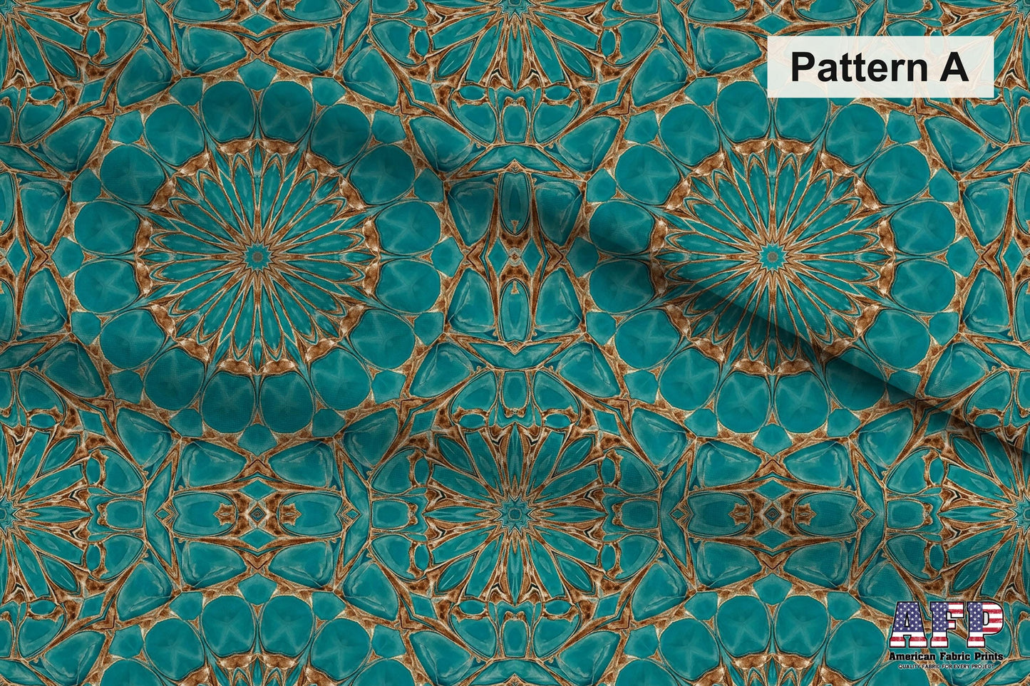 Arabesque Teals 5 Fabric Bundle Set - Shop now at American Fabric Prints