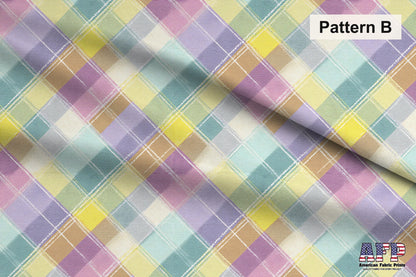 Pastel Tartan Fabric Bundle Set - Shop now at American Fabric Prints