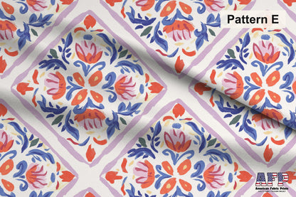 Scandinavian Folk Art Fabrics. Shop now at American Fabric Prints.