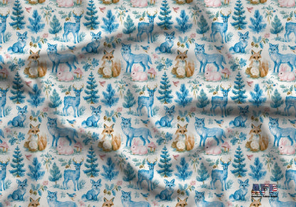 Preppy Woodland Boy Nursery Fabric - Shop now at American Fabric Prints