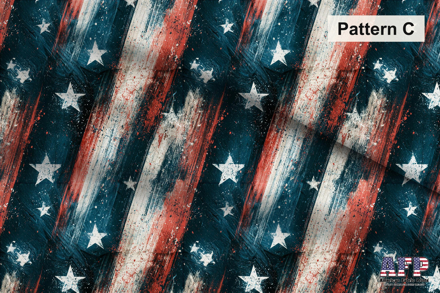 USA Grunge Fabric Bundle Set - Shop now at American Fabric Prints