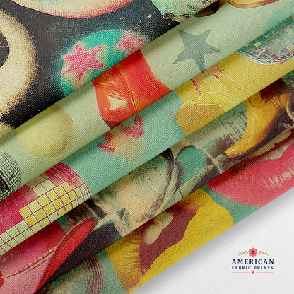 Retro Disco Cowgirl Fabric Bundle Set - Shop now at American Fabric Prints