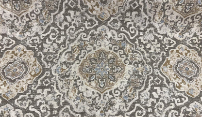 Medallion Pattern Chenille Fabric, Midwest Modern Woven Fabric, Luxury Fabric, Premium Upholstery Fabric, Fabric for Upholstery