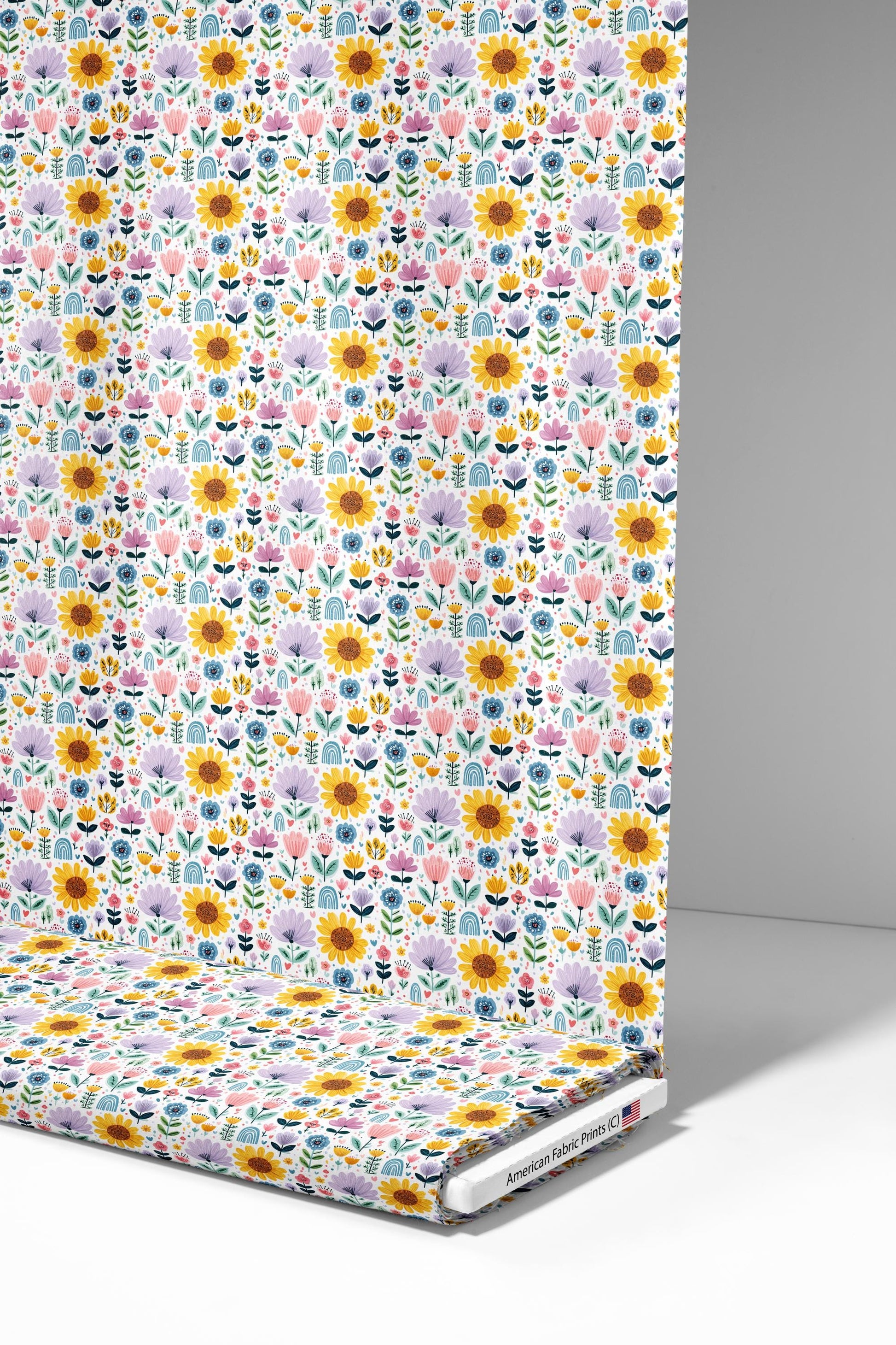 Boho Floral  2 Fabric - Shop now at American Fabric Prints