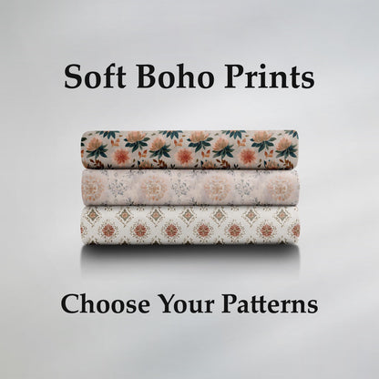 Soft Boho Prints Fabric Bundle Set - Shop now at American Fabric Prints