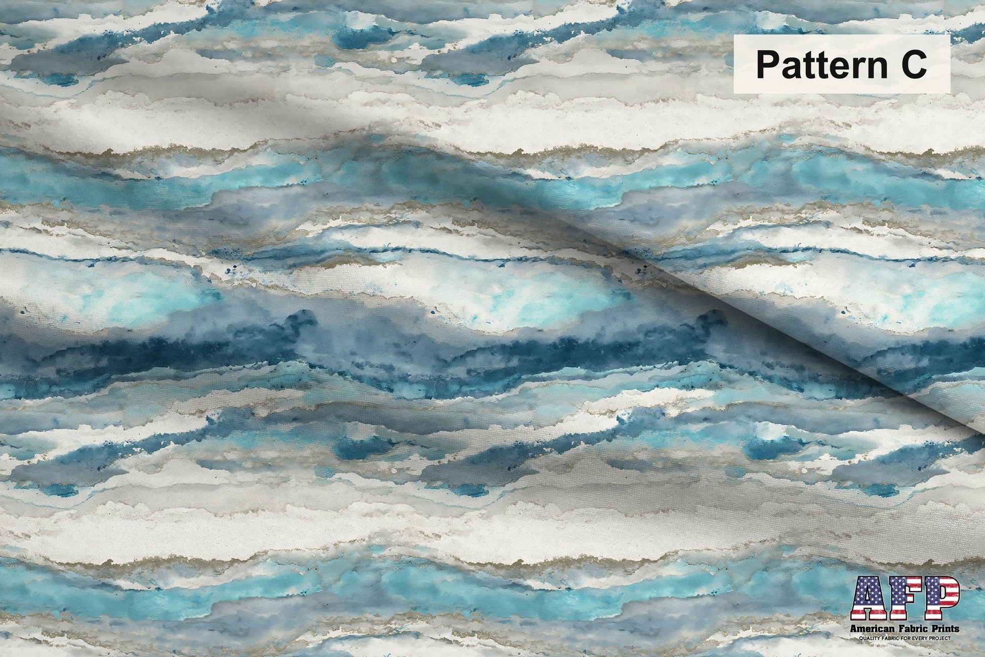 Blue Coastal Cowgirl 2 Fabric Bundle Set - Shop now at American Fabric Prints