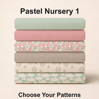 Pastel Nursery 1 Fabric Collection Set. Shop now at American Fabric Prints.