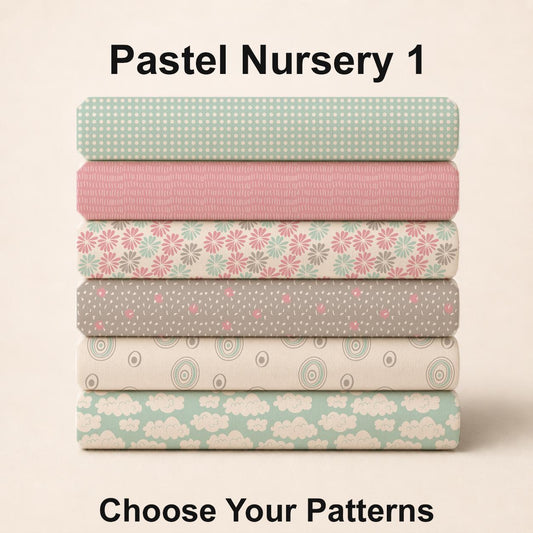 Pastel Nursery 1 Fabric Collection Set. Shop now at American Fabric Prints.