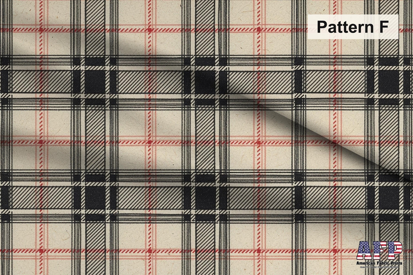 Beige Plaid Fabric Bundle Set - Shop now at American Fabric Prints